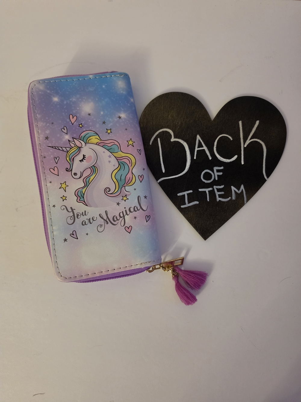 Pastel Rainbow Unicorn Wallet - Picture 4 of 6